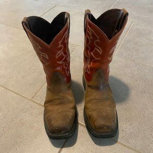 Ariat Men's Steel Toe Slip Resistant Leather Cowboy Work Boots 9.5EE F2413-18